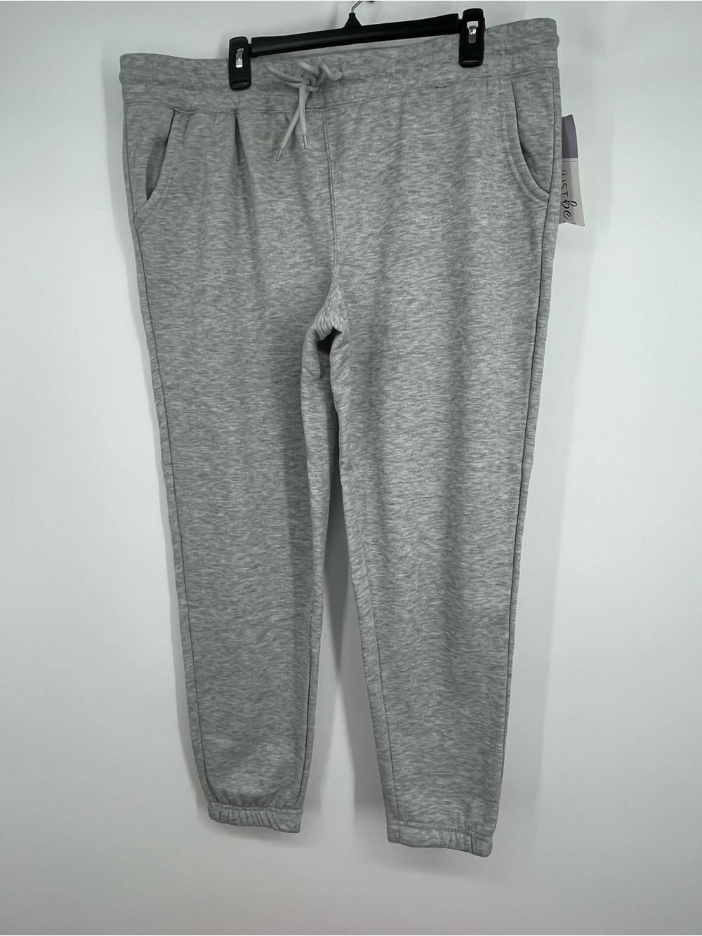 just be Light Gray Heather Lounge Joggers